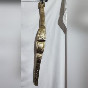 Gold Metallic Belt Evil Eye